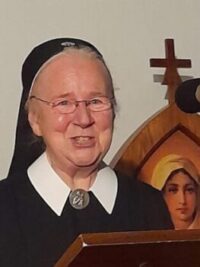 Sr. M. Gabrijele verabschiedet sich …